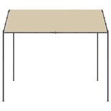 vidaXL Tuinpaviljoen 4x4m Beige - 55% Korting!