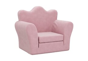 vidaXL Kinderslaapbank Roze Pluche - Nu 42% Korting!