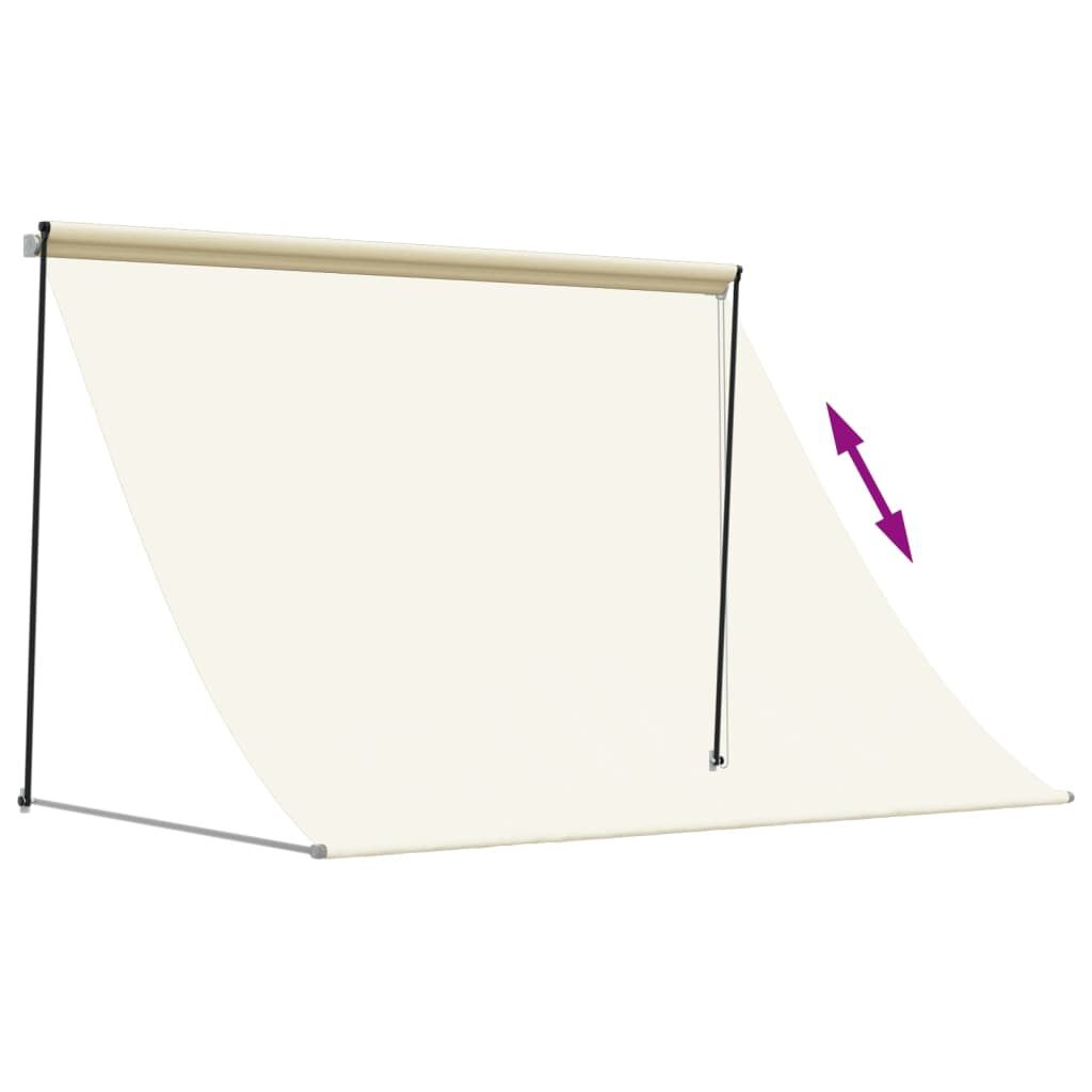 VidaXL Luifel Uittrekbaar 250x150 cm Crème - 57% Korting!