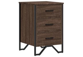 vidaXL Nachtkastje Bruin Eiken (40x41x60 cm) - 64% Korting!
