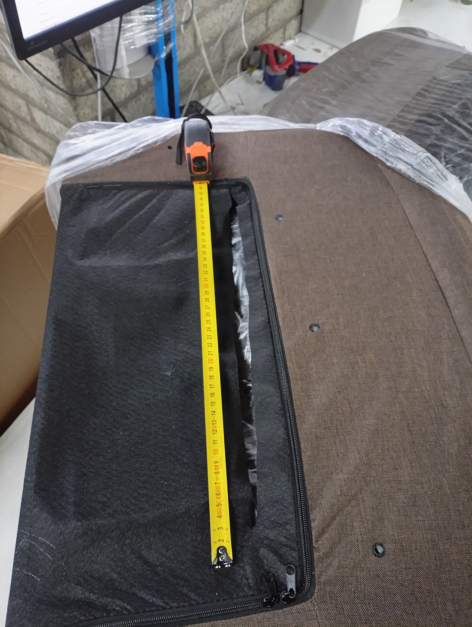 vidaXL Fauteuil verstelbaar stof bruin - Nu 64% korting!