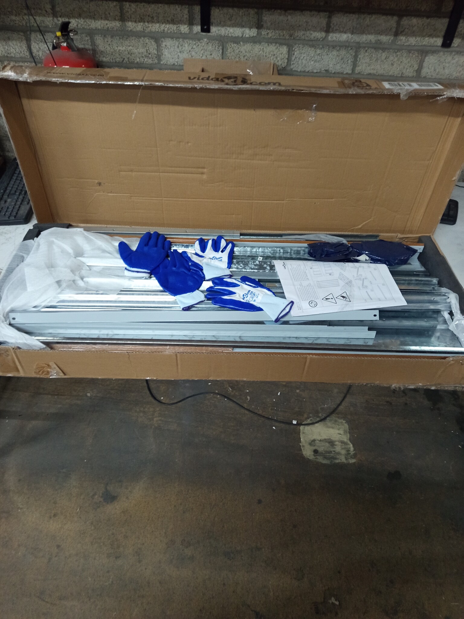 vidaXL Tuinschuur 161x89x161 cm Gegalvaniseerd Staal Bruin - 55% Korting!