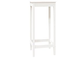 vidaXL Bartafel Grenenhout Wit - 47% Korting!