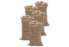 vidaXL Jutezakken 5 stuks 65x135 cm - Nu met 35% korting!