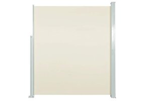 vidaXL Uittrekbaar Tuinscherm 140x500cm Crème - 47% Korting!