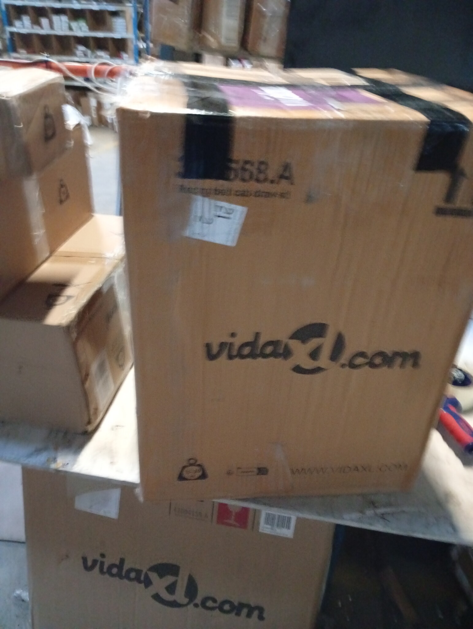 vidaXL Nachtkastje Gerecycled Hout - 60% Korting!