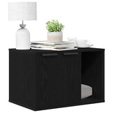 vidaXL Kattenbakomheining Zwart Eiken - 55% Korting