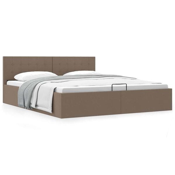 vidaXL Bedframe Taupe 160x200cm - 35% Korting!