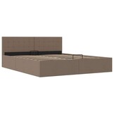 vidaXL Bedframe Taupe 160x200cm - 35% Korting!