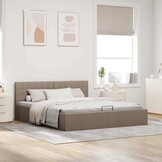 vidaXL Bedframe Taupe 160x200cm - 35% Korting!