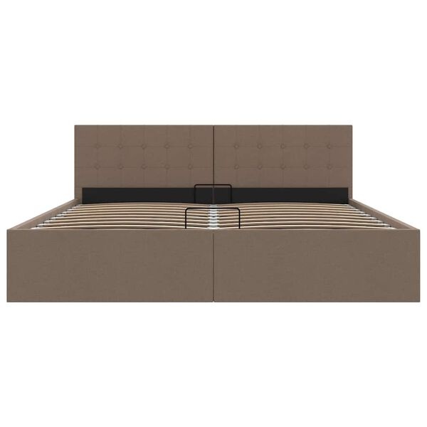 vidaXL Bedframe Taupe 160x200cm - 35% Korting!