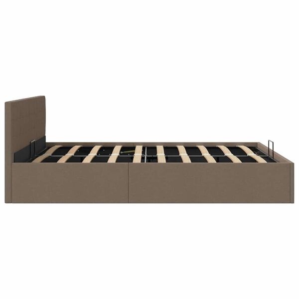 vidaXL Bedframe Taupe 160x200cm - 35% Korting!