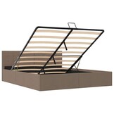 vidaXL Bedframe Taupe 160x200cm - 35% Korting!