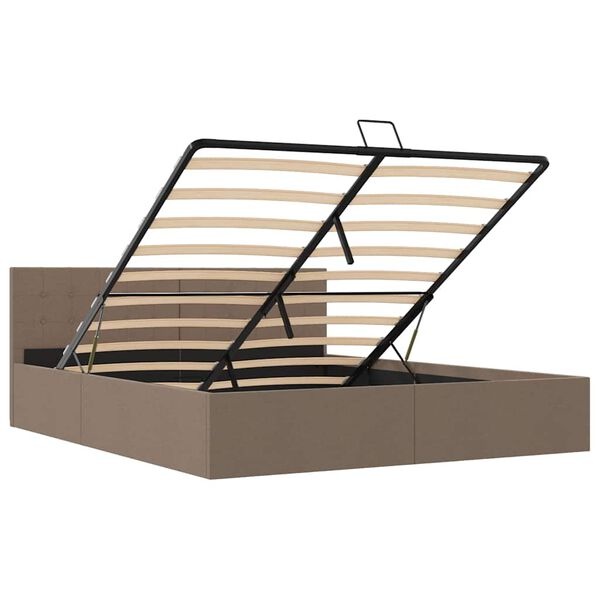 vidaXL Bedframe Taupe 160x200cm - 35% Korting!