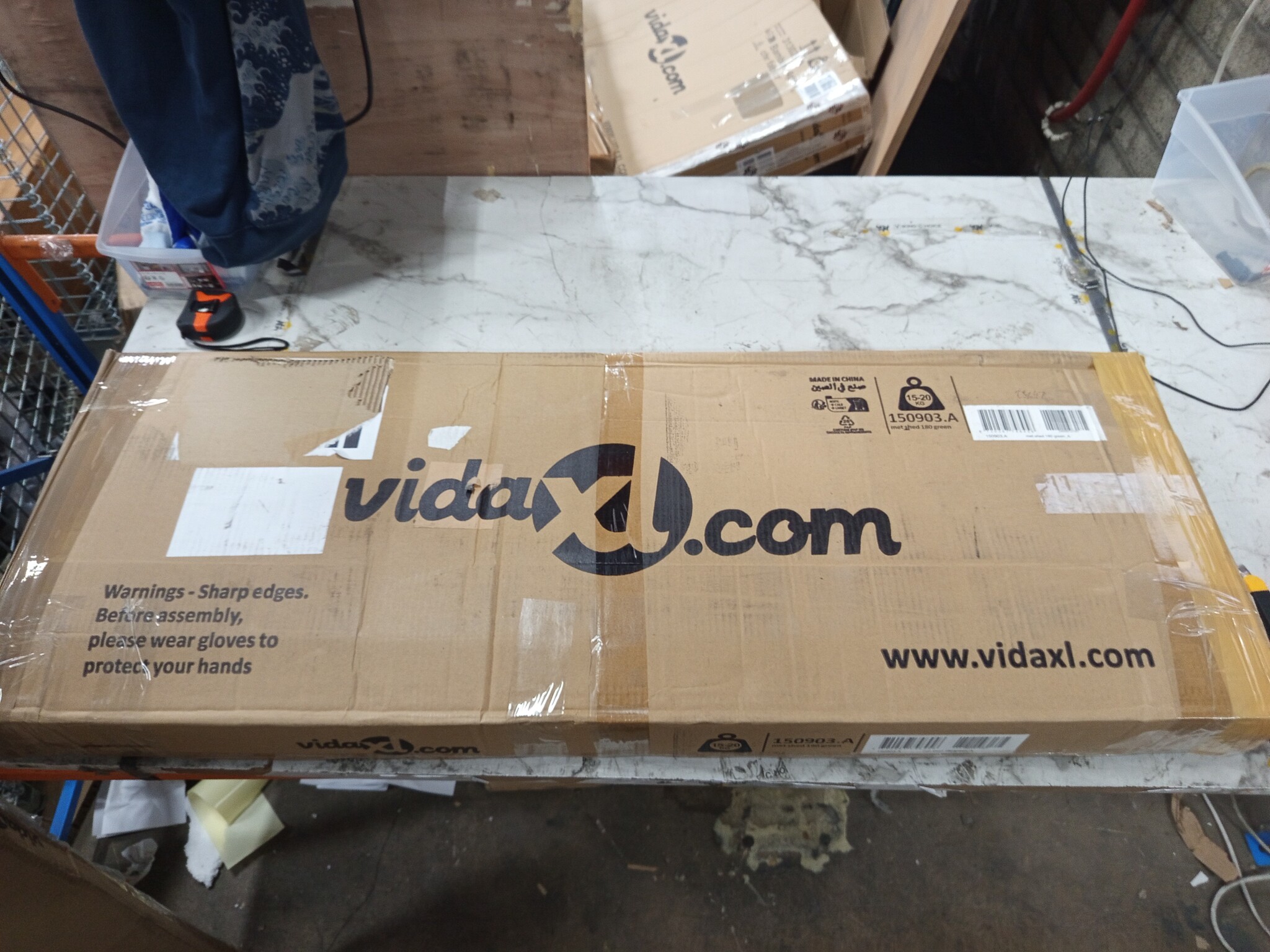 VidaXL Tuinschuur 180,5x97x209,5 cm - Gegalvaniseerd Staal Groen - 55% Korting!