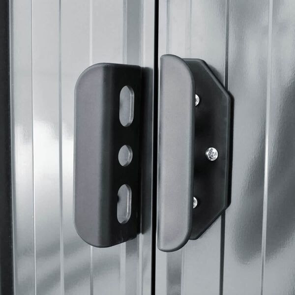 vidaXL Tuinschuur Metaal Grijs - Nu 60% Korting!