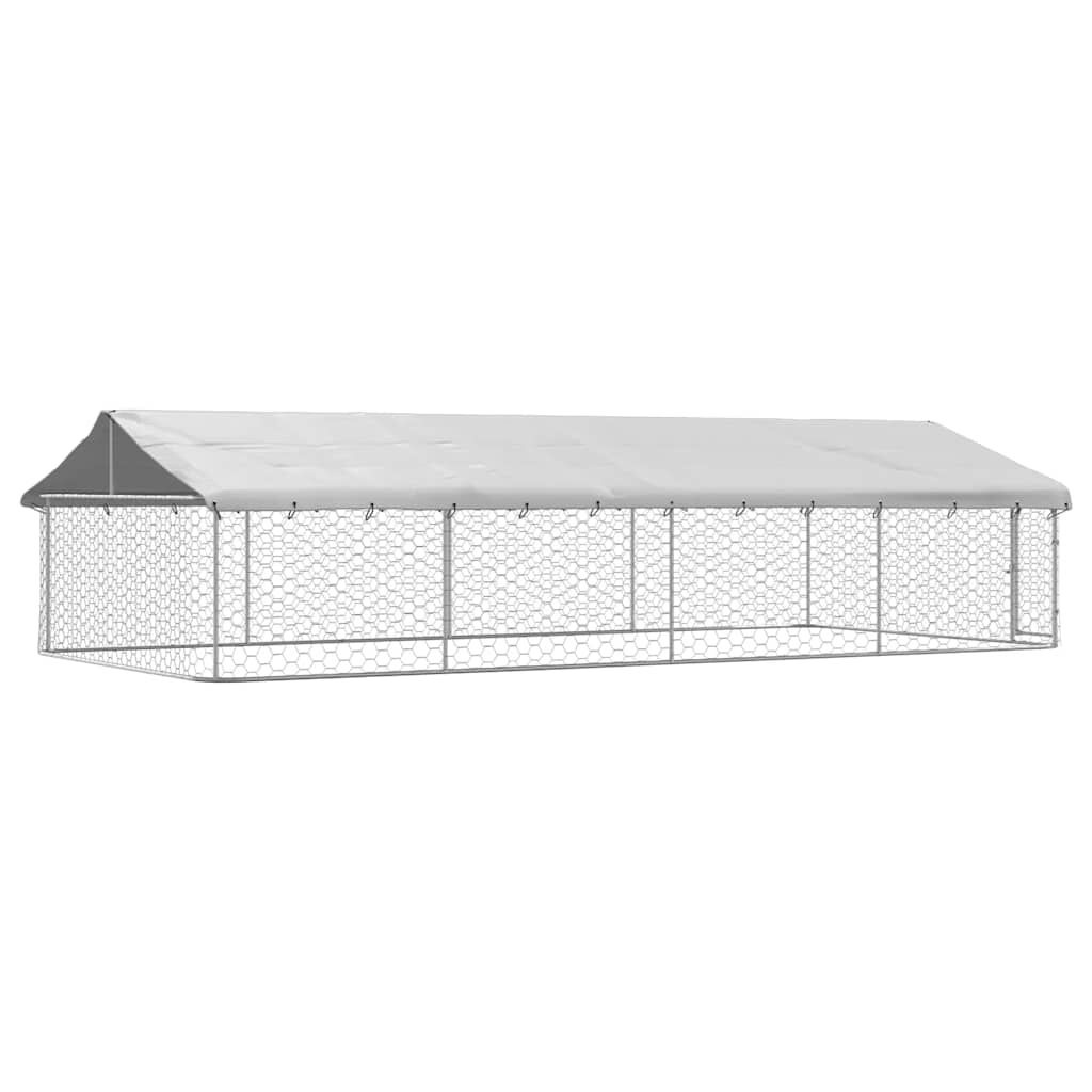 vidaXL Hondenkennel Buiten met Dak - 600x300x150 cm - 35% Korting!