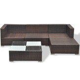 VidaXL 5-delige Loungeset (Geretourneerd) - 35% Korting!