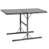 vidaXL 7-delige Tuinset Poly Rattan Grijs - 55% Korting!