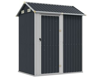 vidaXL Tuinschuur - Gegalvaniseerd Staal Antraciet - 55% Korting!
