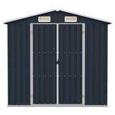 VidaXL Tuinschuur 205x129x183cm Antraciet - 35% Korting!