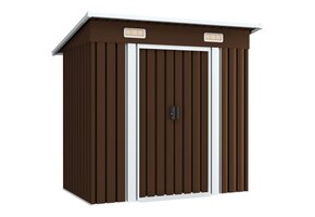 vidaXL Tuinberging Staal Bruin - 55% Korting!