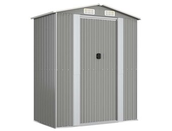 vidaXL Tuinschuur 192x108x223 cm - Gegalvaniseerd Staal - 35% Korting!