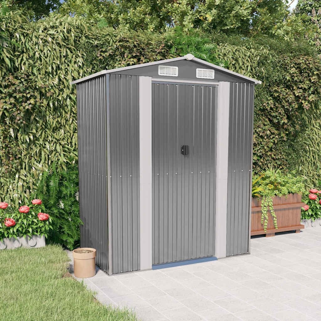 vidaXL Tuinschuur 192x108x223 cm - Gegalvaniseerd Staal - 35% Korting!