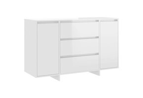 vidaXL Dressoir Hoogglans Wit - 55% Korting!