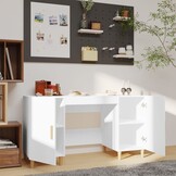 vidaXL Bureau 140x50x75cm Wit - Retourdeal met 55% Korting!