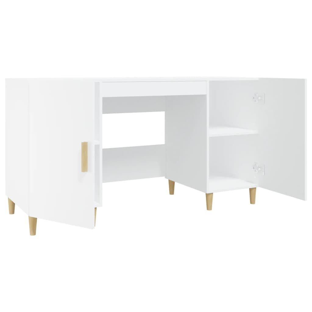 vidaXL Bureau 140x50x75cm Wit - Retourdeal met 55% Korting!
