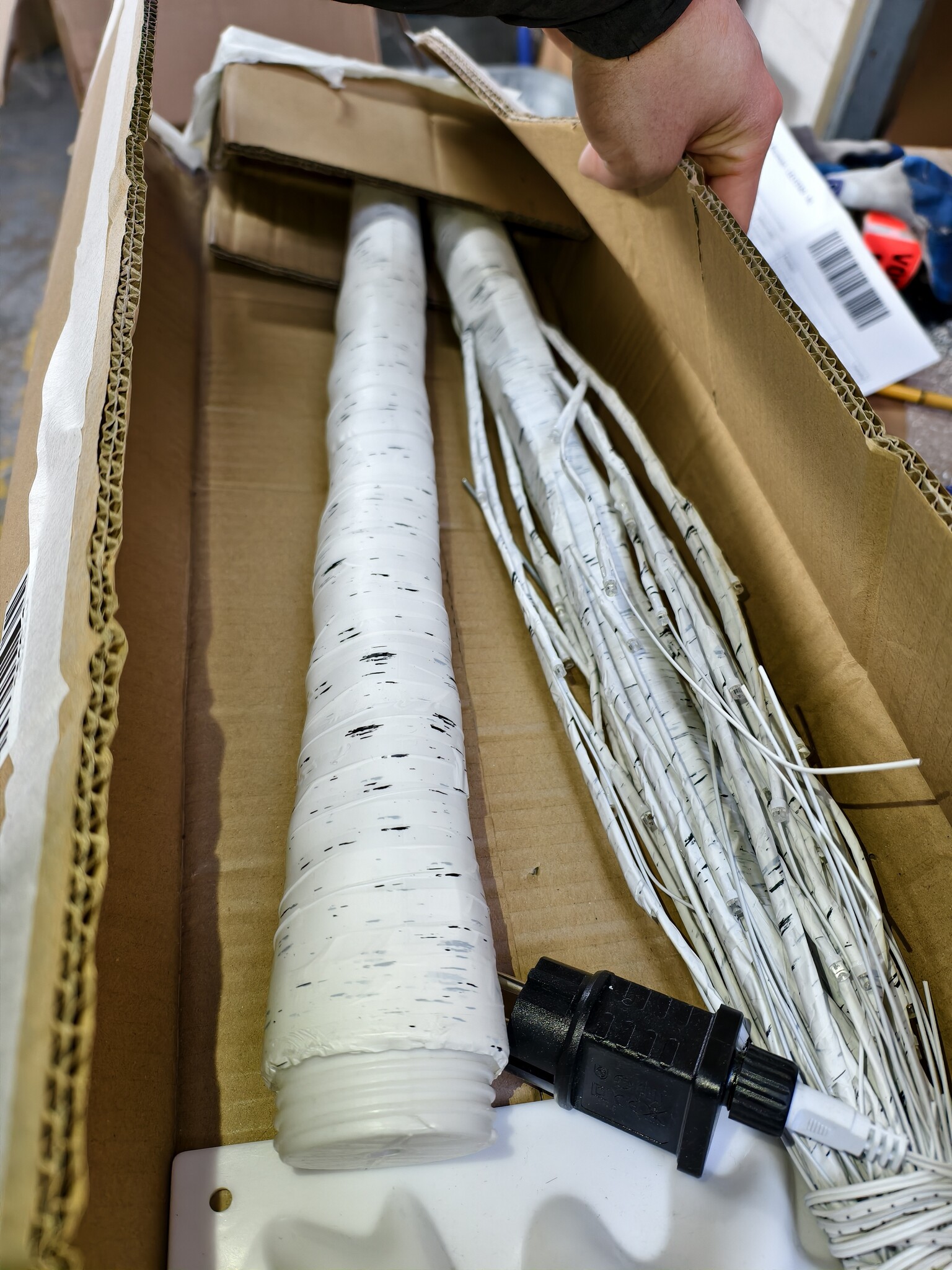 Kunstboom Berk 150cm | 120 LED's Wit | 55% Korting