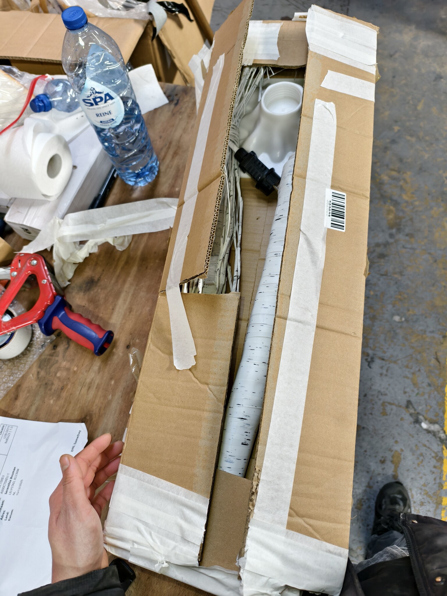 Kunstboom Berk 150cm | 120 LED's Wit | 55% Korting