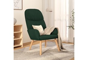 vidaXL Relaxstoel Fluweel Donkergroen - 64% Korting!