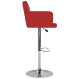 vidaXL Barstoelen Kunstleer Rood - 2 stuks (46% Korting!)