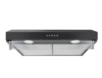 Afzuigkap Onderbouw Zwart - 3 standen - 280m³/u - LED - 42% Korting