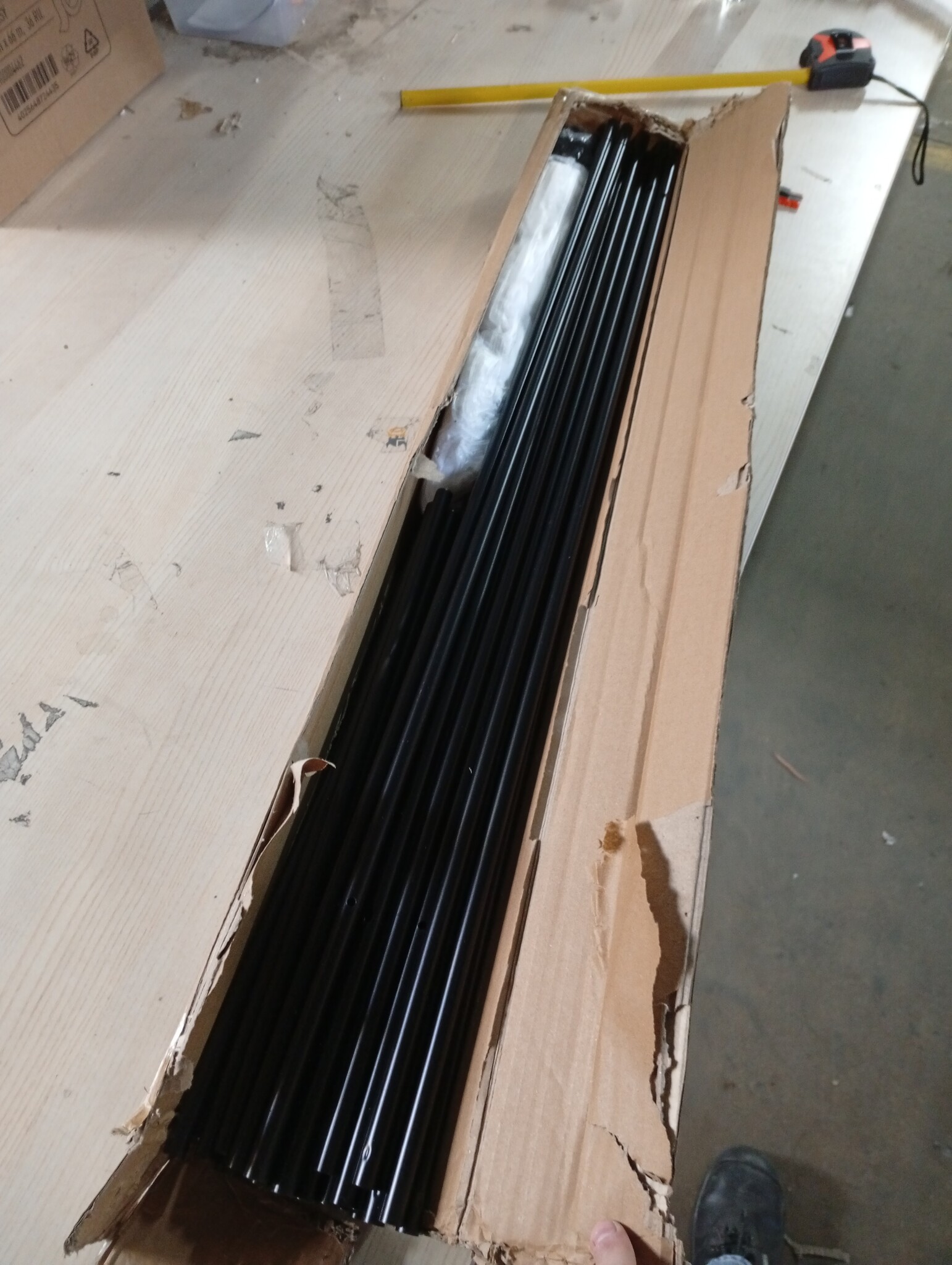 vidaXL Kamerscherm 6 panelen 300x180 cm Wit - 55% Korting