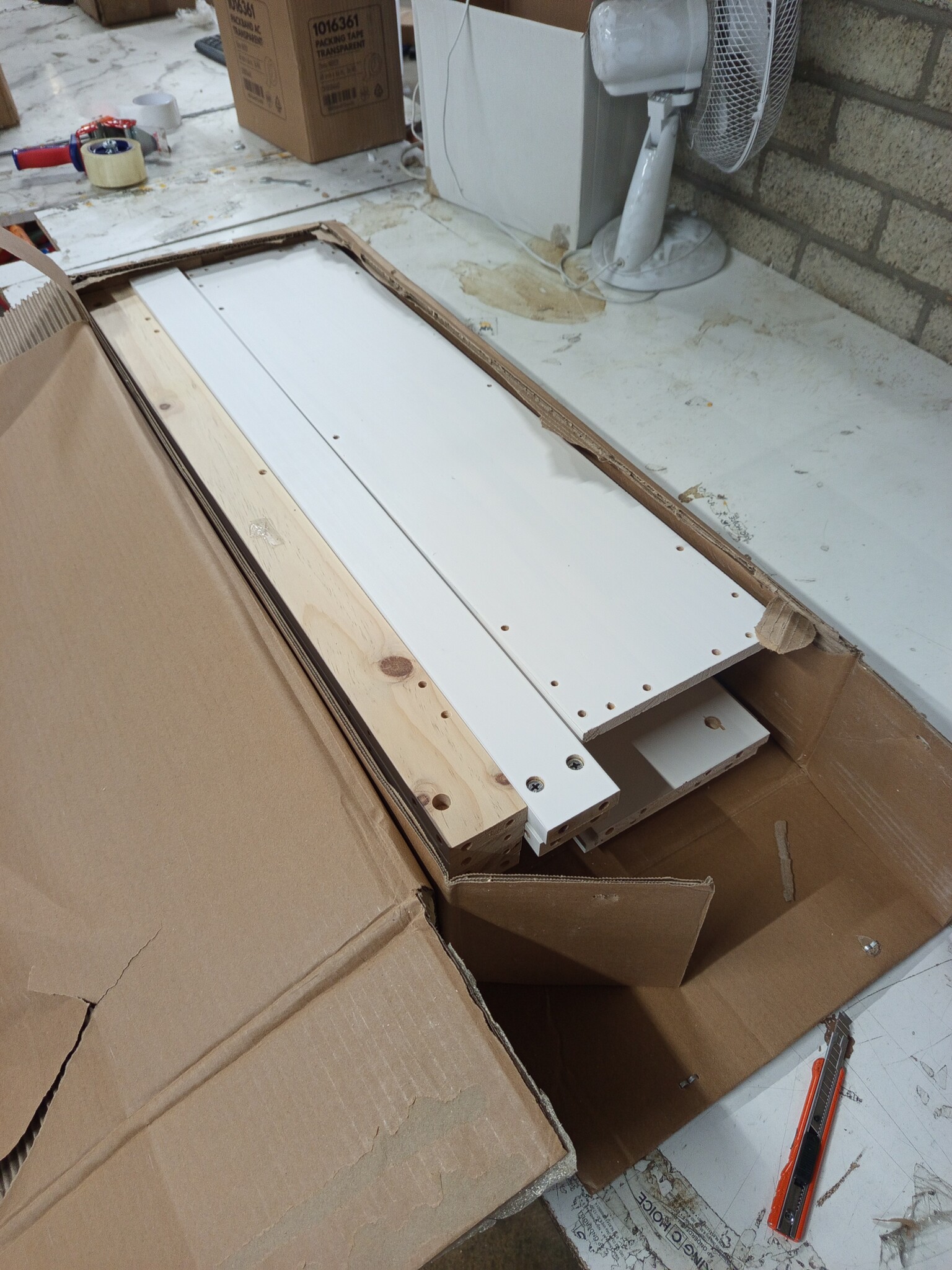 vidaXL Radiatorombouw Grenenhout Wit - 55% Korting!