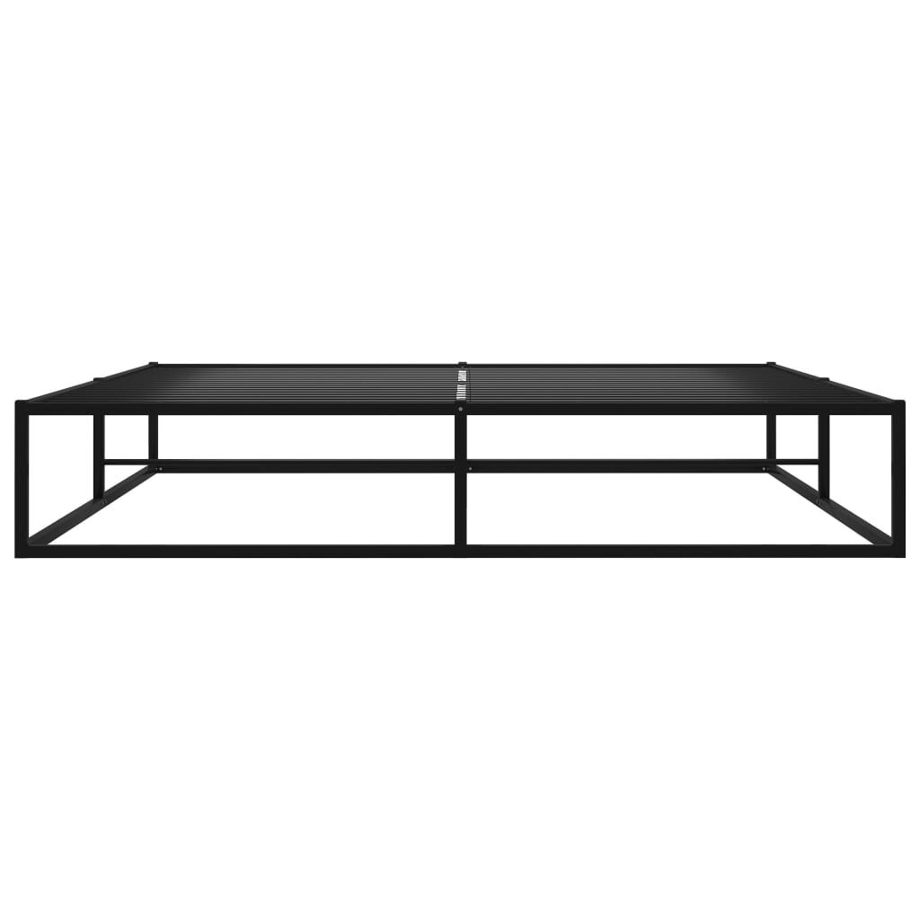 VidaXL Bedframe Metaal Zwart 180x200 cm | 55% Korting!