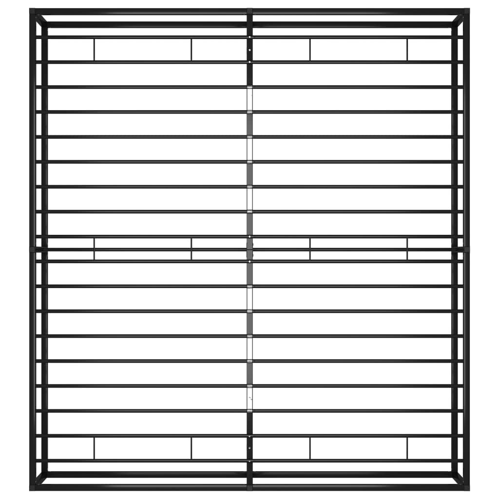 VidaXL Bedframe Metaal Zwart 180x200 cm | 55% Korting!