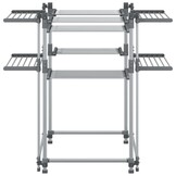 vidaXL Wasrek 107x107x120 cm Aluminium - 35% Korting