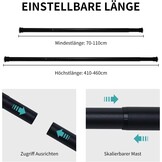 Joydeco Douchestang 70-110cm RVS - 49% Korting