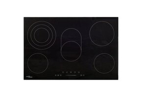 vidaXL Keramische kookplaat 5 kookzones aanraakbediening 8500 W 90 cm