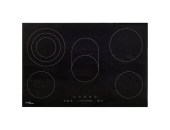 vidaXL Keramische kookplaat 5 kookzones aanraakbediening 8500 W 90 cm