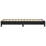 vidaXL Bedframe zonder matras 100x200 cm fluweel zwart