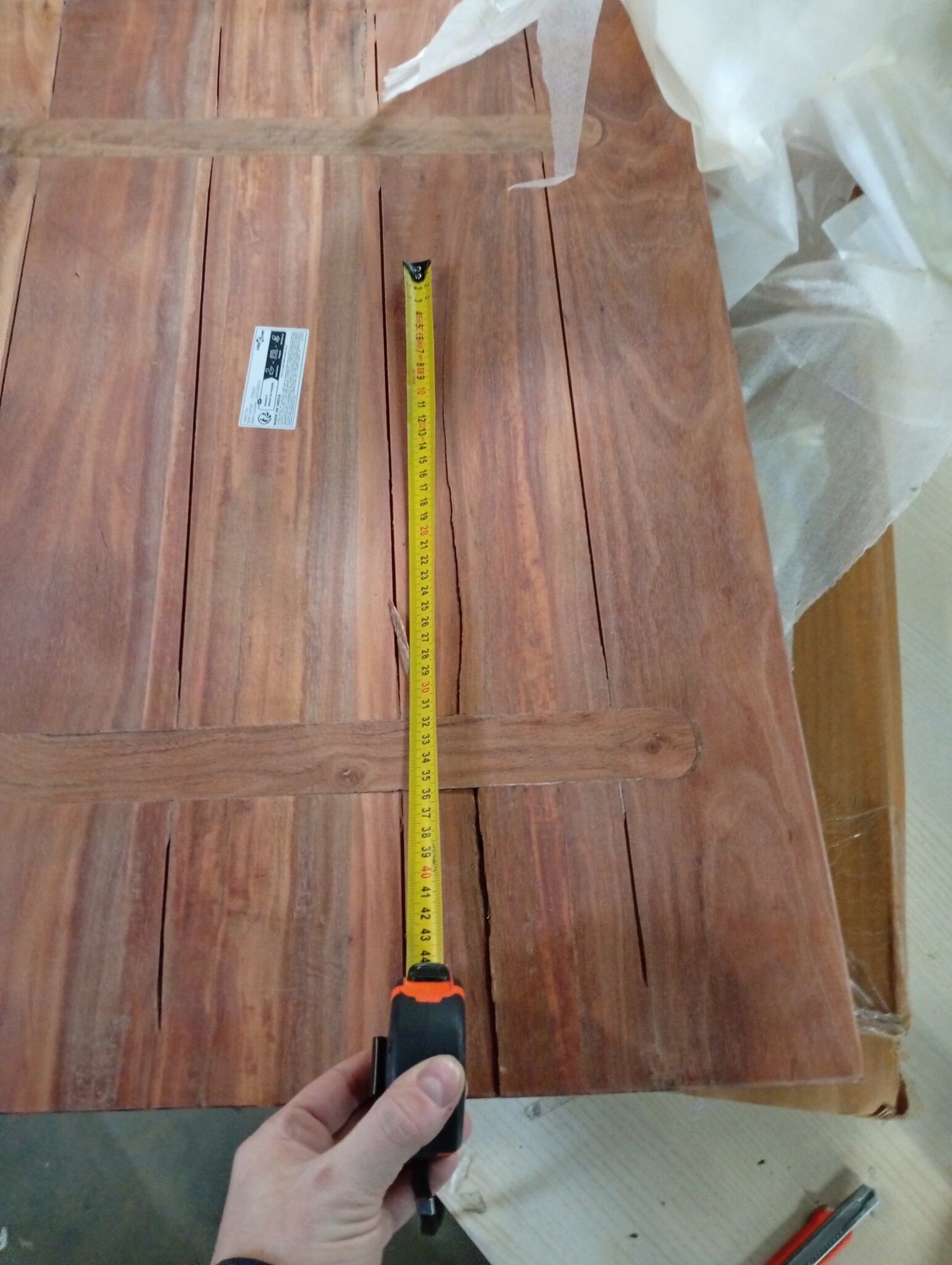 vidaXL Tafelblad rechthoekig natuurlijke rand 80x60x2,5 cm acaciahout