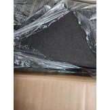 vidaXL Bedframe zonder matras 80x200 cm stof donkerbruin