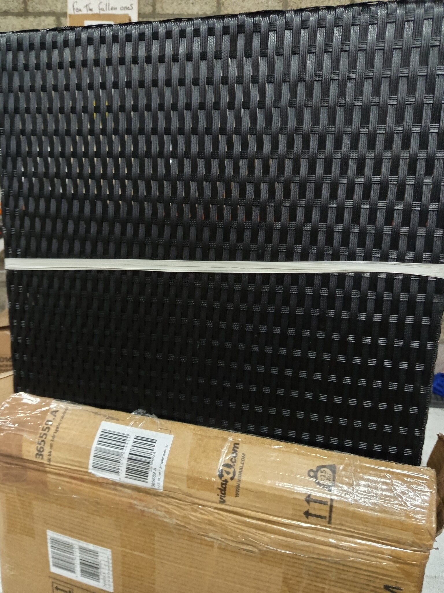 vidaXL Tuinkast Poly Rattan Zwart - 68% Korting!