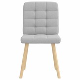 vidaXL Eetkamerstoelen 2 st. - Wolk Grijs | 35% Korting!
