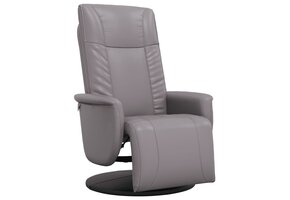 vidaXL Fauteuil Kunstleer Grijs - 42% Korting!